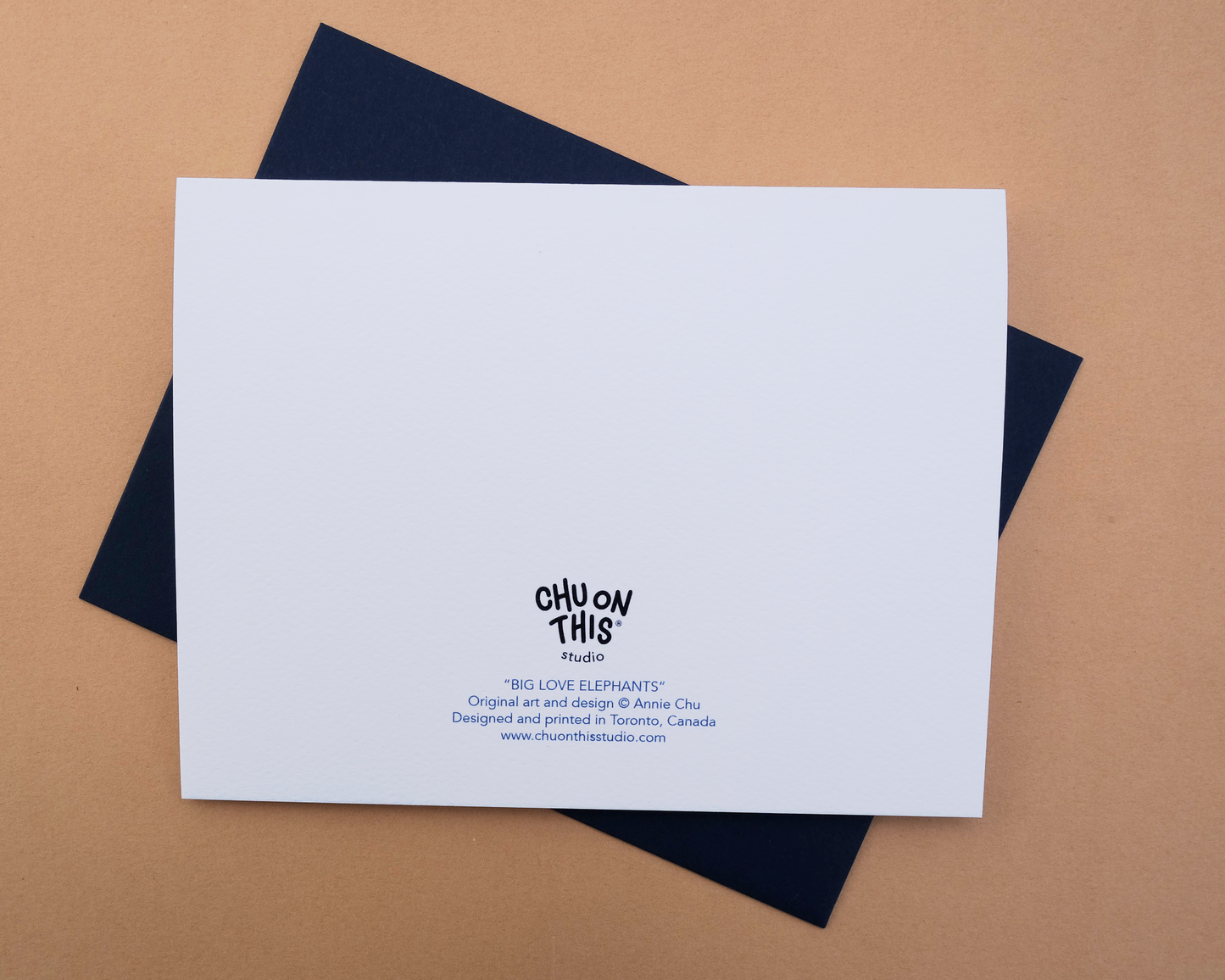 Big Love Elephants Greeting Card