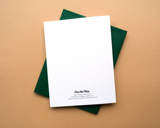 Red Panda Christmas Greeting Card