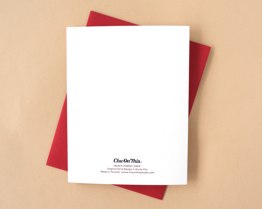 Black Forest Cake Birthday Card