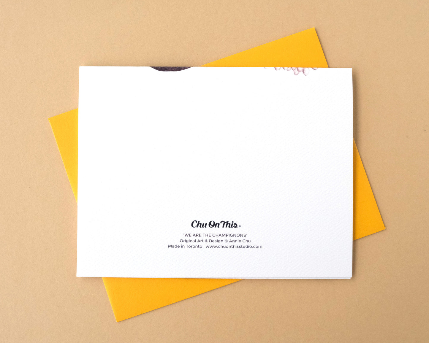 We are the Champignons Greeting Card