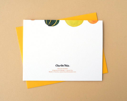You Go Gourd Greeting Card