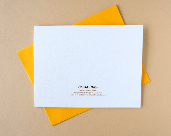 You're Everything Bagel Card