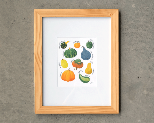 Know Your Gourds Art Print