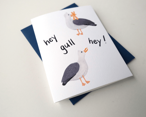Hey Gull Hey Greeting Card