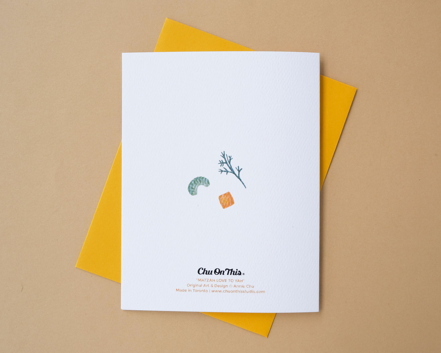 Matzah Love to Yah Jewish Greeting Card