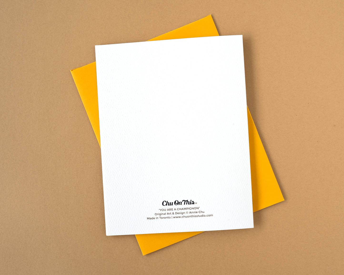 You are a Champignon Greeting Card