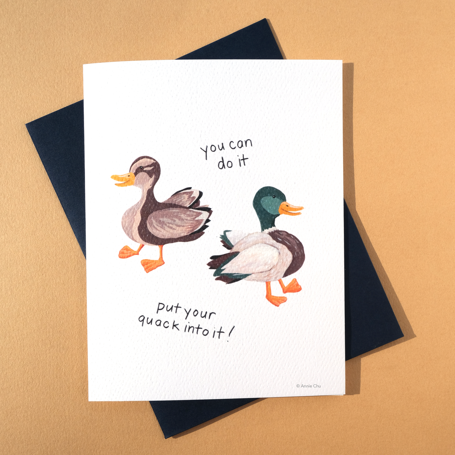 Put Your Quack Into It Ducks Greeting Card