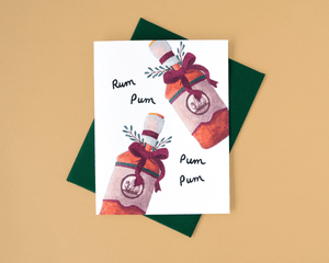 Rum Pum Pum Pum Holiday Card