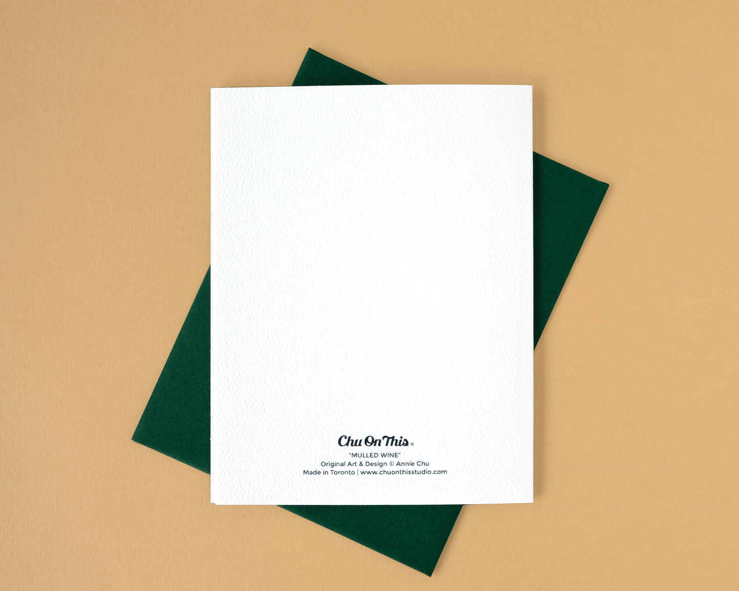 Shining Simmering Splendid Mulled Wine Holiday Card