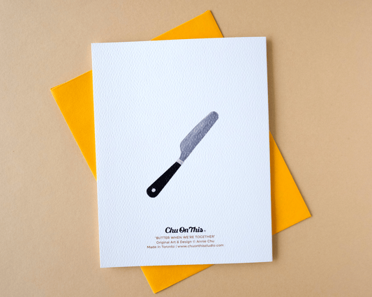 Butter When We're Together Toast Card