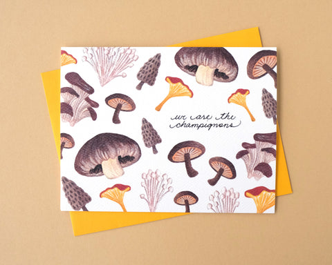 We are the Champignons Greeting Card
