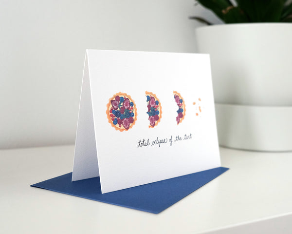 Total Eclipse of the Tart Greeting Card