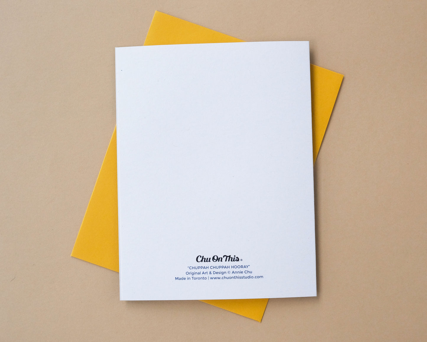 Chuppah Chuppah Hooray! Jewish Wedding Greeting Card