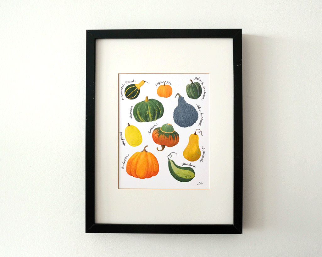 Know Your Gourds Art Print