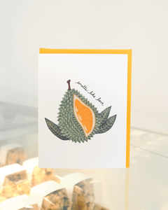 Smells Like Love Durian Greeting Card - LÀ LÁ Bakeshop Collaboration