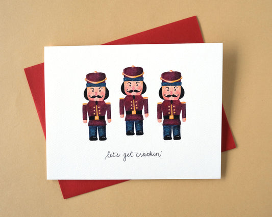 Let's Get Crackin' Nutcracker Holiday Card