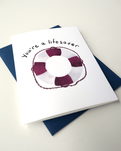 You're a Lifesaver Greeting Card