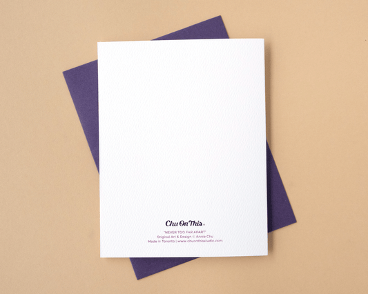 Never Too Far Apart Mittens Holiday Greeting Card