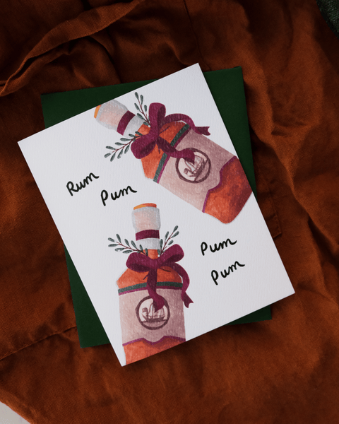 Rum Pum Pum Pum Holiday Card
