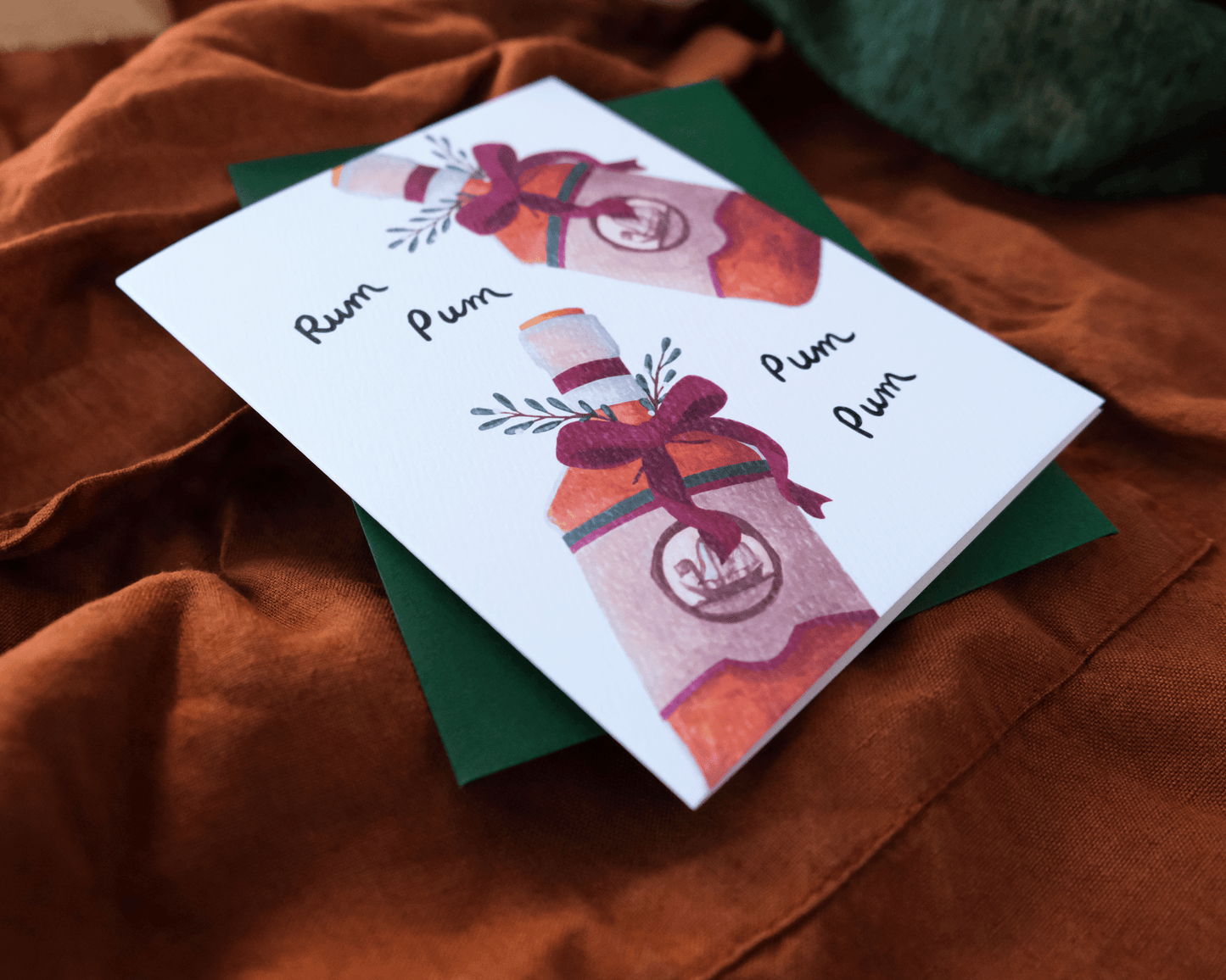 Rum Pum Pum Pum Holiday Card