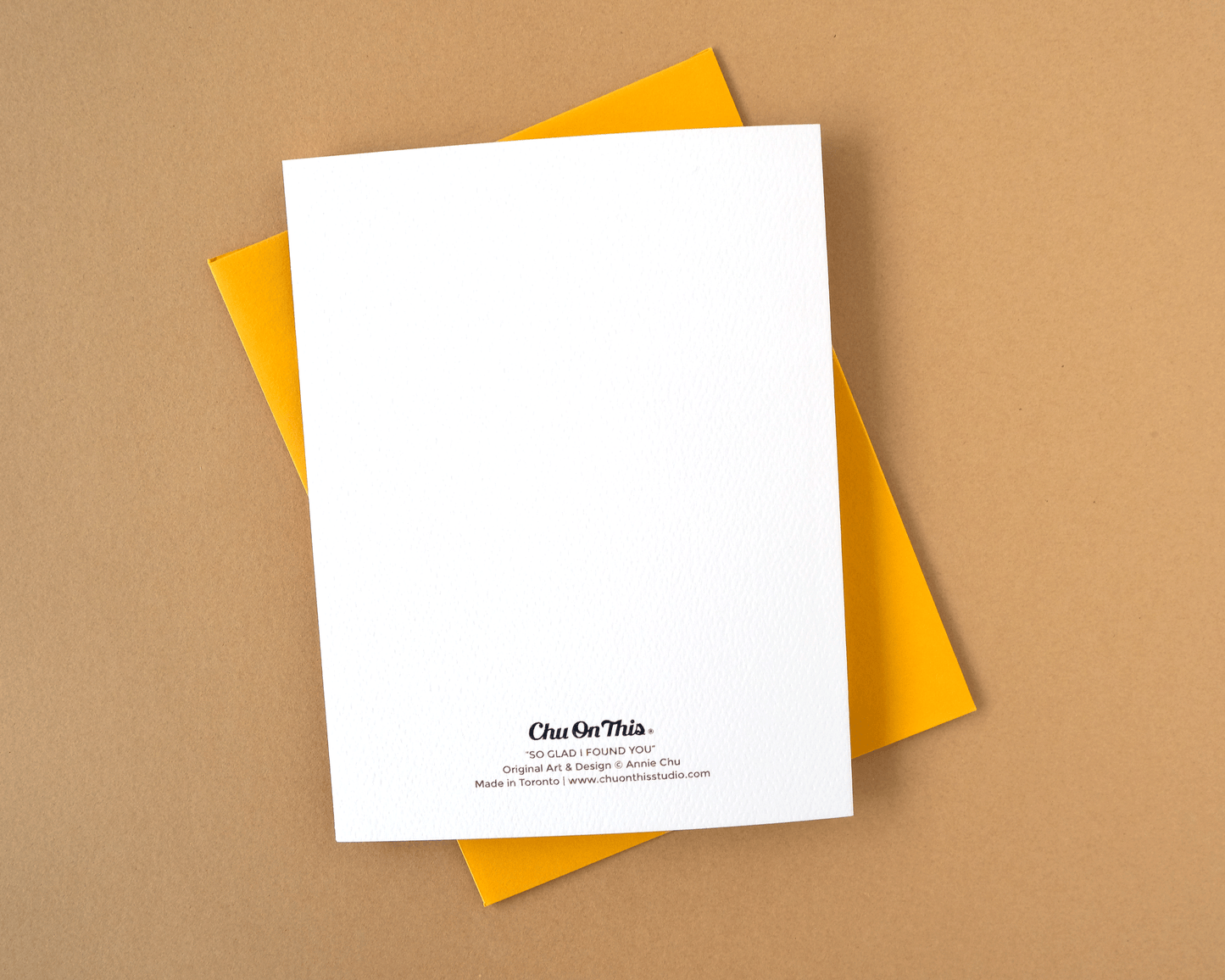 So Glad I Found You Mushroom Greeting Card